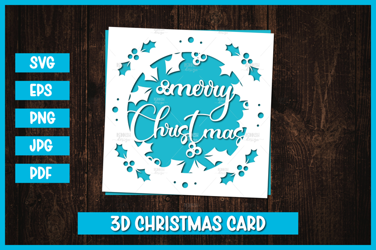 Christmas Shadow Box Svg Image 15