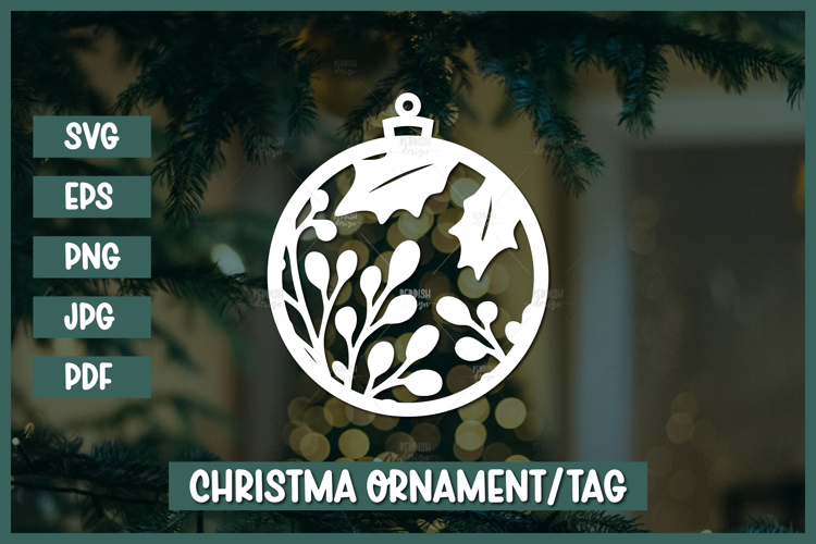 Christmas Ornament SVG,Christmas Paper cut SVG