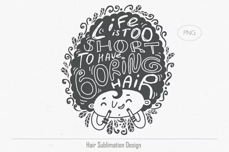 Hair Sublimation Design
