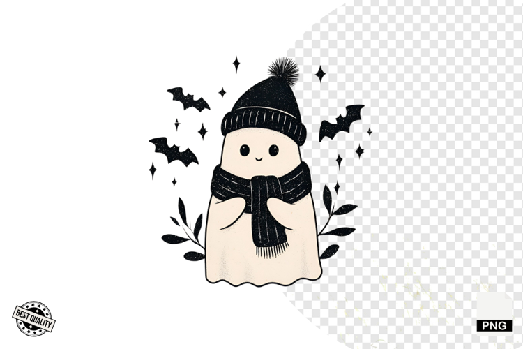 Cute Halloween Ghost Clipart