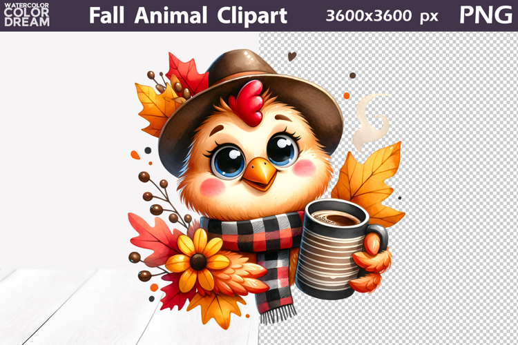 Fall Animals Clipart Image 16