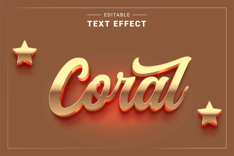 Editable Text Effect for Illustrator. Vector Graphic styles