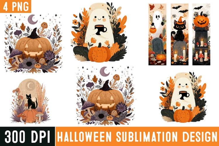 Halloween boo Ghost Clipart Set,Halloween Sublimation png