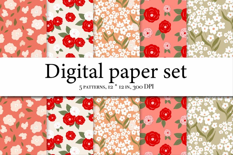 Summer Digital Paper Image 6