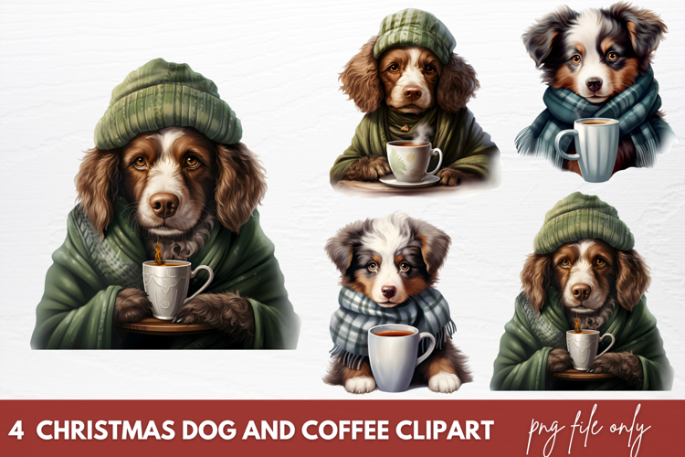 Christmas Dog Clipart Image 21
