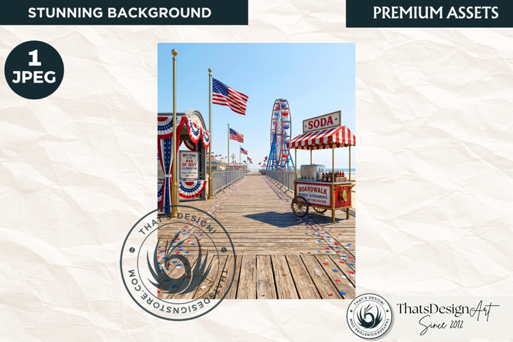Patriotic Americana Backdrops - 4th of july backgrounds