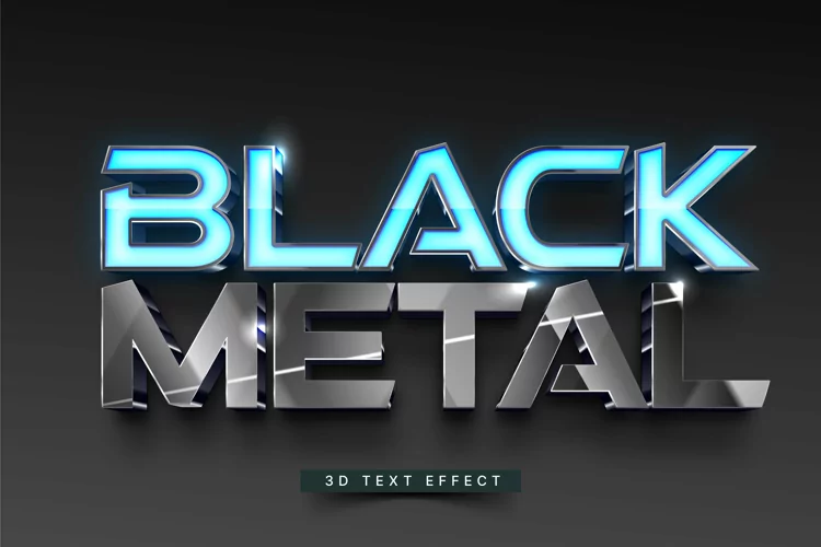 Editable Text Effect for Illustrator. Vector Graphic styles