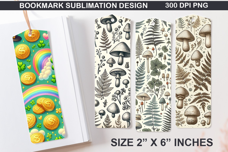 Winter Bookmarks Sublimation - 4 Bookmark Design