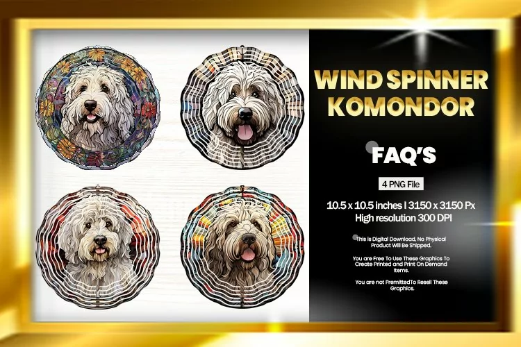 Komondor Wind Spinner Sublimation - 04 Variati