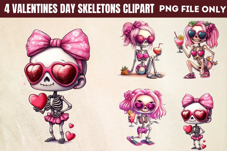 Skeletons Clipart