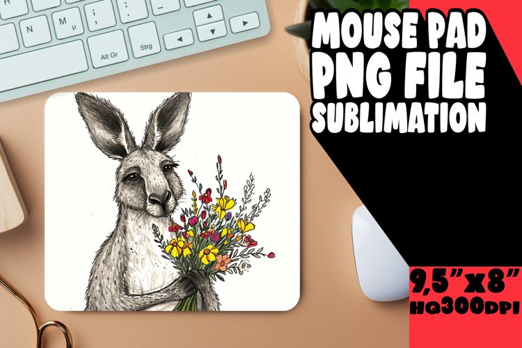 Boho Chic Animal Patterns for Sublimation Mouse Pads