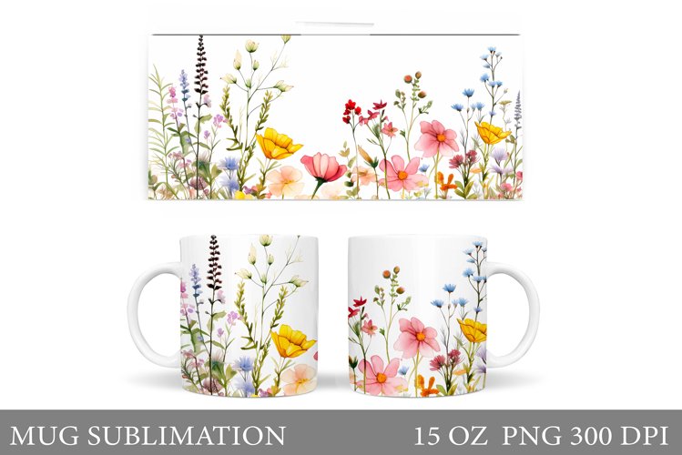 Watercolor Flowers Image 7