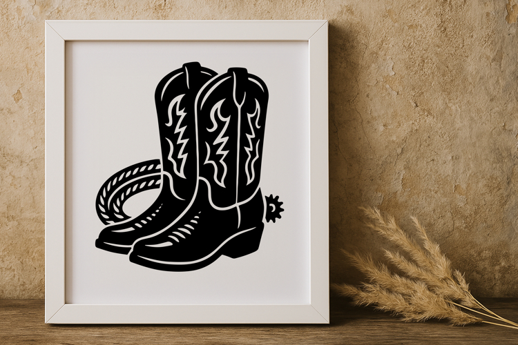 Cowboy Silhouette SVG