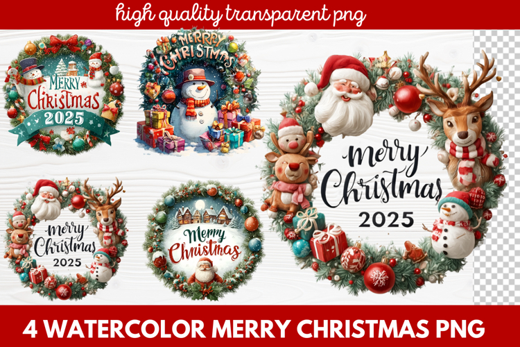 Christmas Watercolor Clipart Image 21