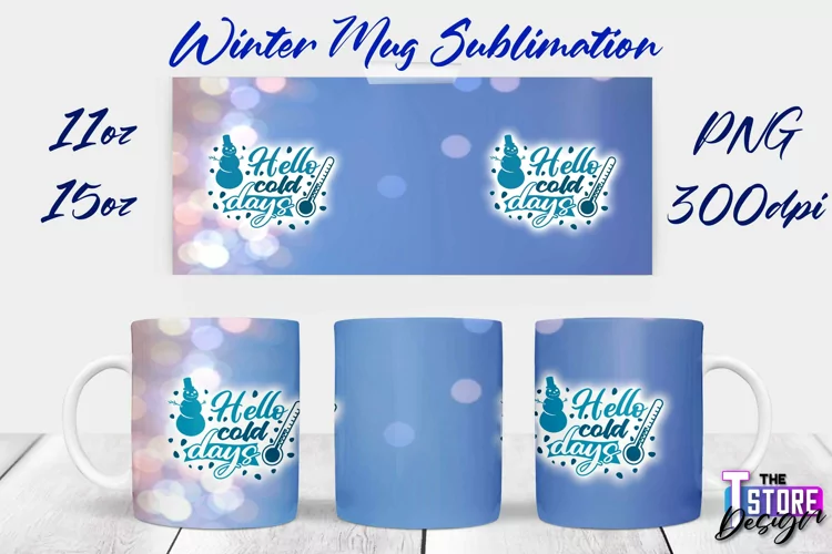 Winter Mug Sublimation | Winter 11 oz |15 oz Mug Sublimation