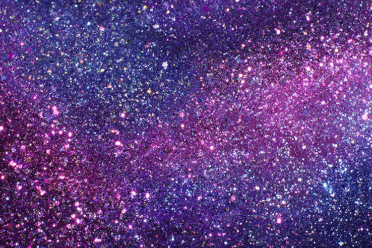 Purple and blue galaxy background with numerous starsgalaxy,