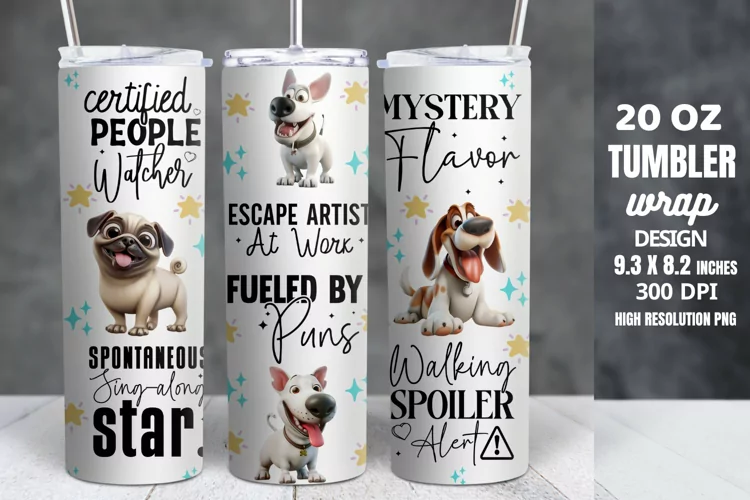 Funny Quotes 20oz Skinny Tumbler Sublimation