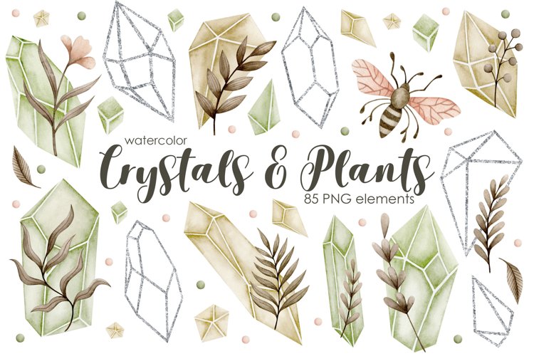 Crystals Clipart Image 13