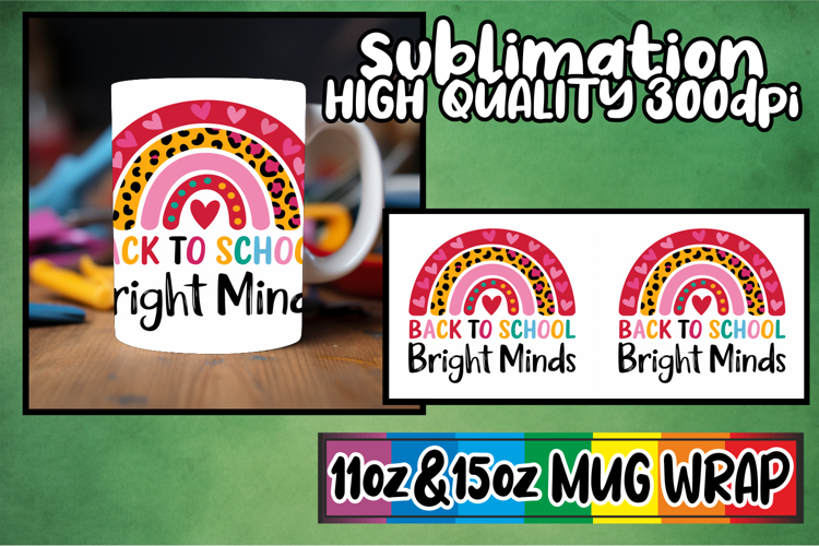 Heartwarming days sublimation print wrap, Back To School