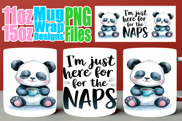 Blissful travels 11oz 15oz sublimation wrap, Funny Animals