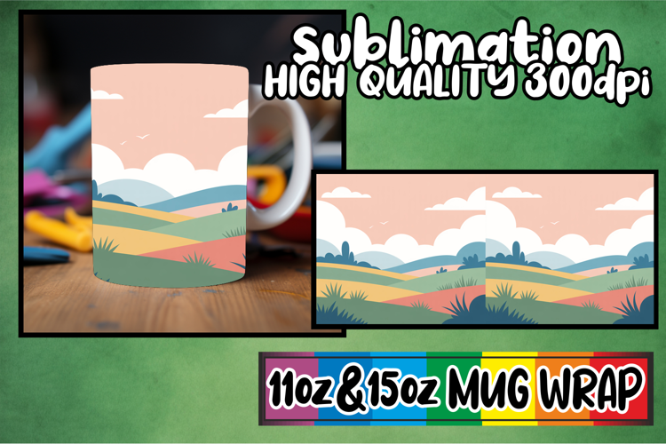Inspiring moments sublimation print wrap, Spring
