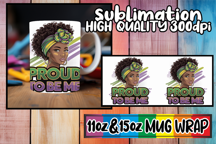 Colorful vibes sublimation print wrap, Black Woman