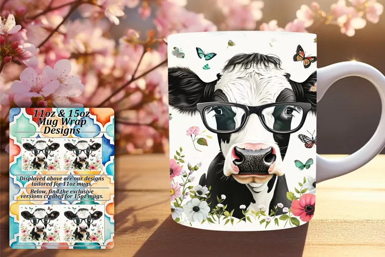Vibrant Cow Sublimation