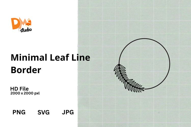 Leaf Outline Clipart Image 8