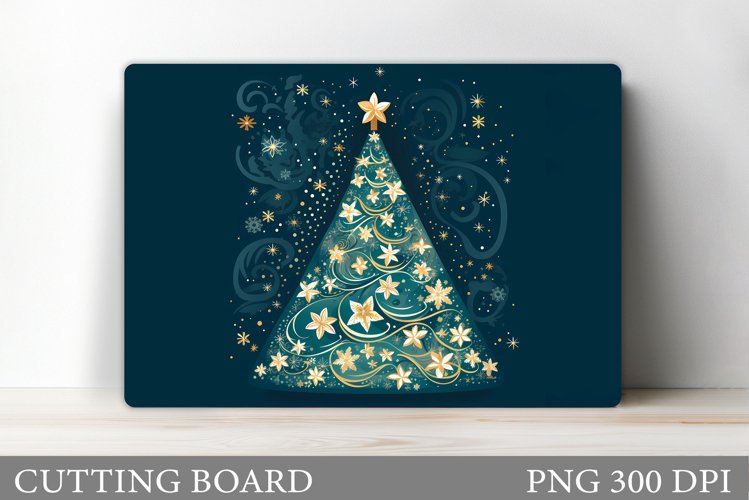 Christmas Tree Cutting Board. Christmas Cutting Board example image 1