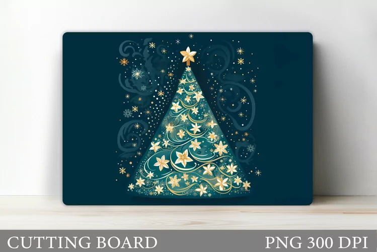 Christmas Tree Cutting Board. Christmas Cutting Board