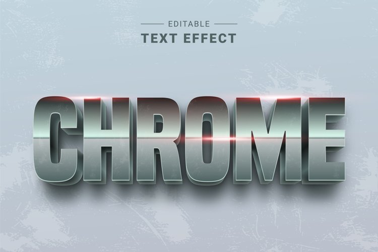 Editable Text Effect for Illustrator. Vector Graphic styles example image 1