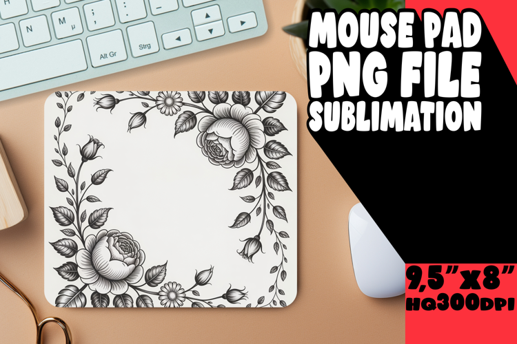 LUMINOUS DESK PAD ARTISTIC TOUCH, Flowers