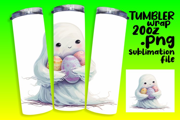 Sublimation Easter Ghost Art