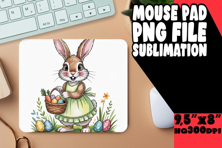 CHEERFUL DESK MAT ARTISTIC MAGIC, Easter Bunny