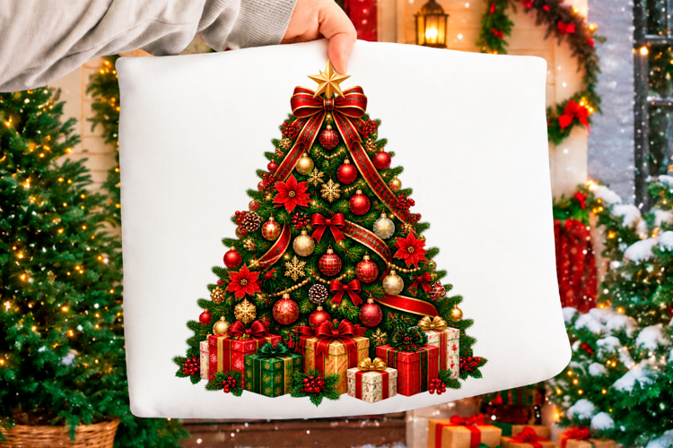 Christmas tree holiday gift design
