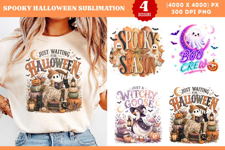 Spooky halloween sublimation PNG