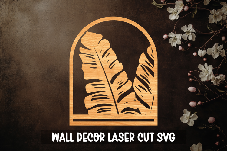 Tropical Macrame Holder Laser cut, Home decor Laser Cut
