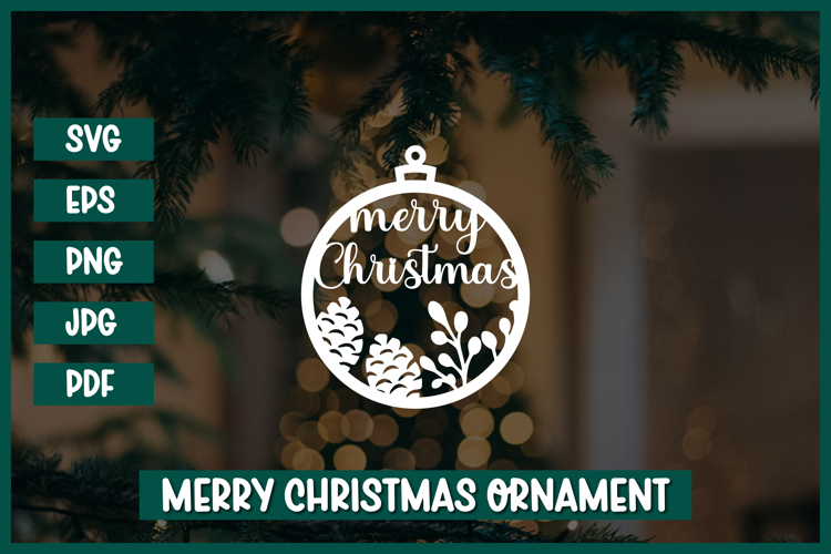 Christmas Ornament SVG,Christmas Paper cut SVG