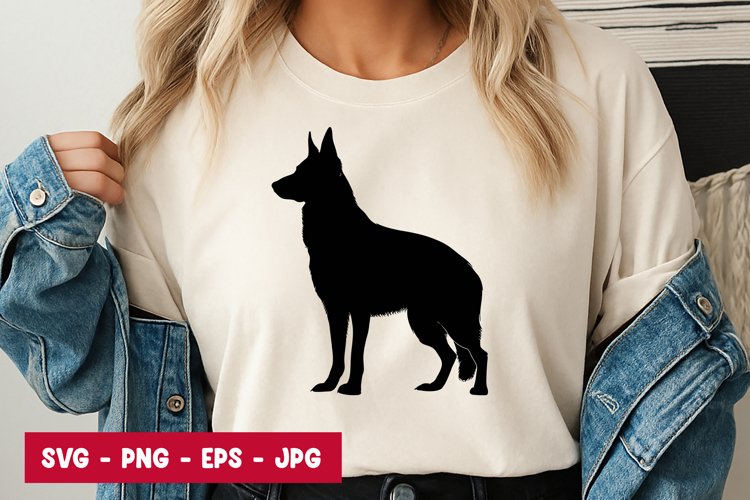 Dog Silhouette Image 3