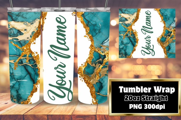 Glittering Sublimation Art on Tumblers