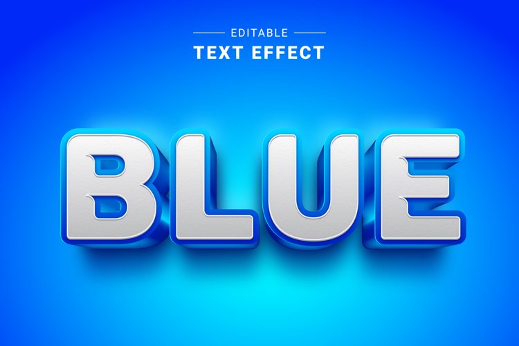 Editable Text Effect for Illustrator. Vector Graphic styles