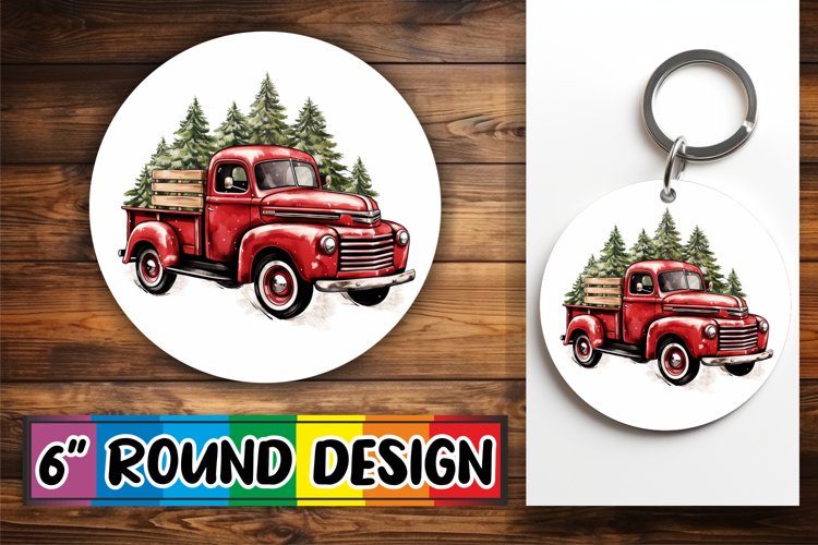 Yuletide Celebration Sublimation Circle Decor