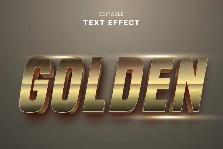 Editable Text Effect for Illustrator. Vector Graphic styles