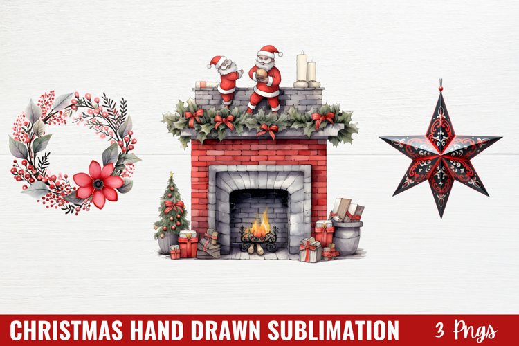 Christmas Watercolor Clipart Image 20