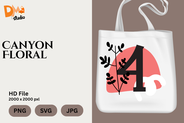 Boho Floral Svg Image 22