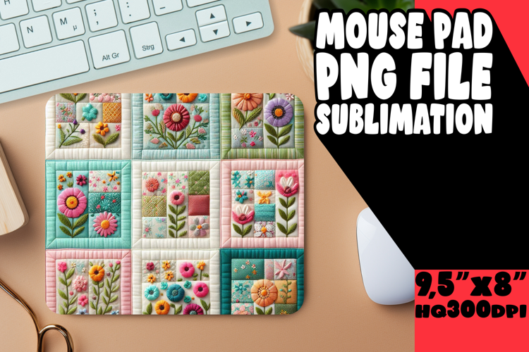 Luminous mouse PAD Artistic Style, Patchwork