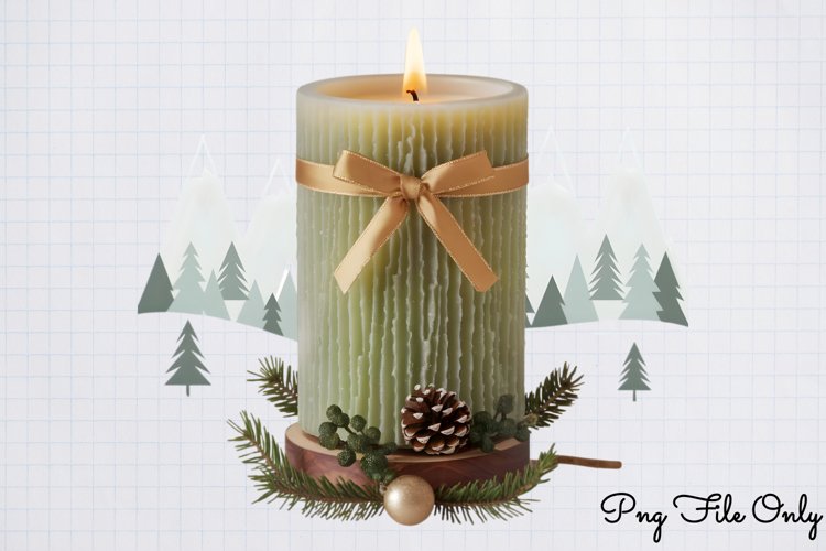 Olive Green Christmas Clipart