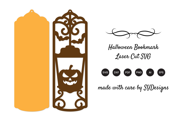 Halloween Bookmark Laser Cut SVG