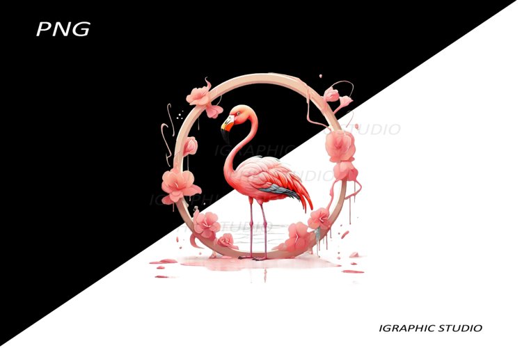 Flamingo Clipart Image 21
