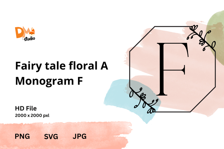 Fairy Tale Floral Monogram